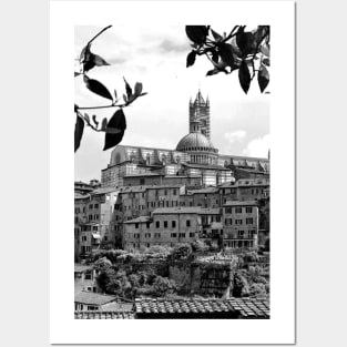 Siena Skyline Cityscape Tuscany Italy Posters and Art